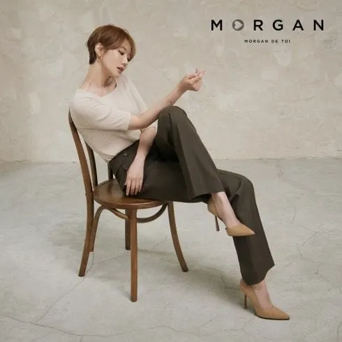 MORGAN 세미 부츠컷 팬츠 잇템5