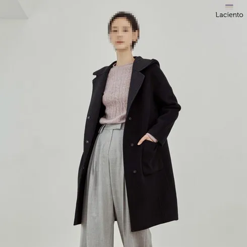 라씨엔토 23FW 울블렌딩 핸드메이드 코트 잇템5