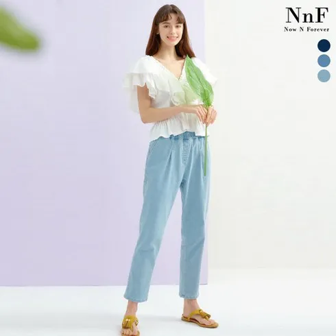 NNF 릴렉스핏 배기 데님 팬츠 3종 잇템5