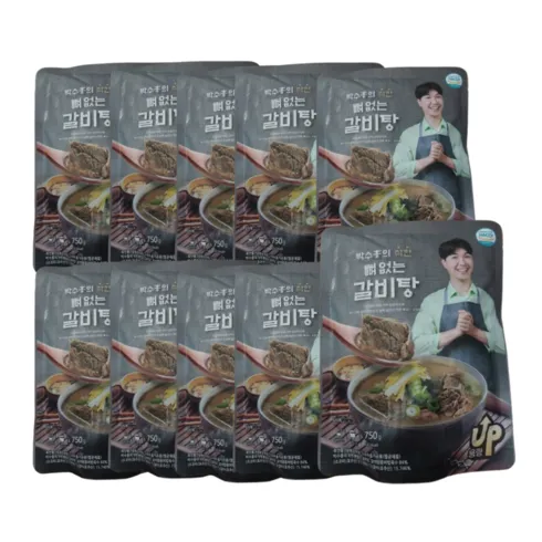 박수홍 착한 뼈없는갈비탕 750g x 10봉 맞춤상품 7가지