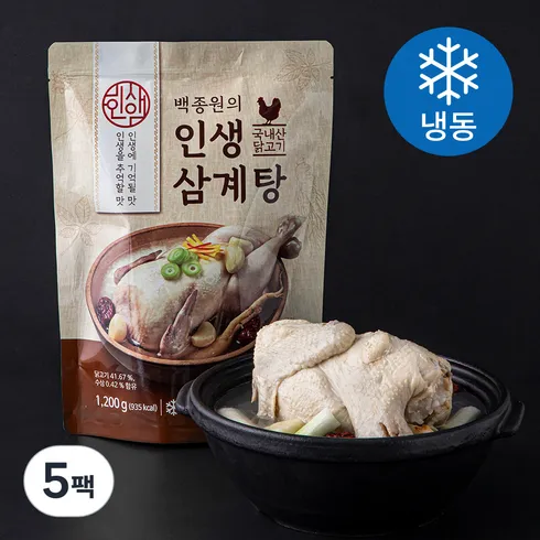 인생삼계탕  1200g x 8팩 할인제품 TOP7