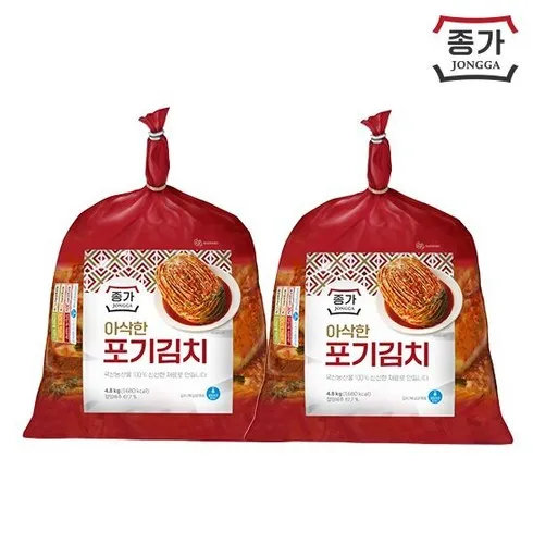 종가 종가집 아삭한포기김치 4.8kg2 총 9.6kg 잇템7