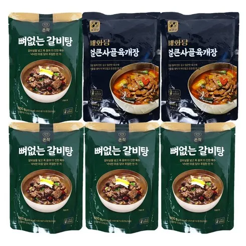 궁키친 이상민 뼈없는 특 갈비탕 900g8팩 얼큰다진양념 5팩 인기추천 TOP5