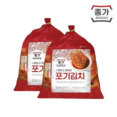 종가 중부식 포기김치 11kg (5.5kg X 2 인기추천 TOP7